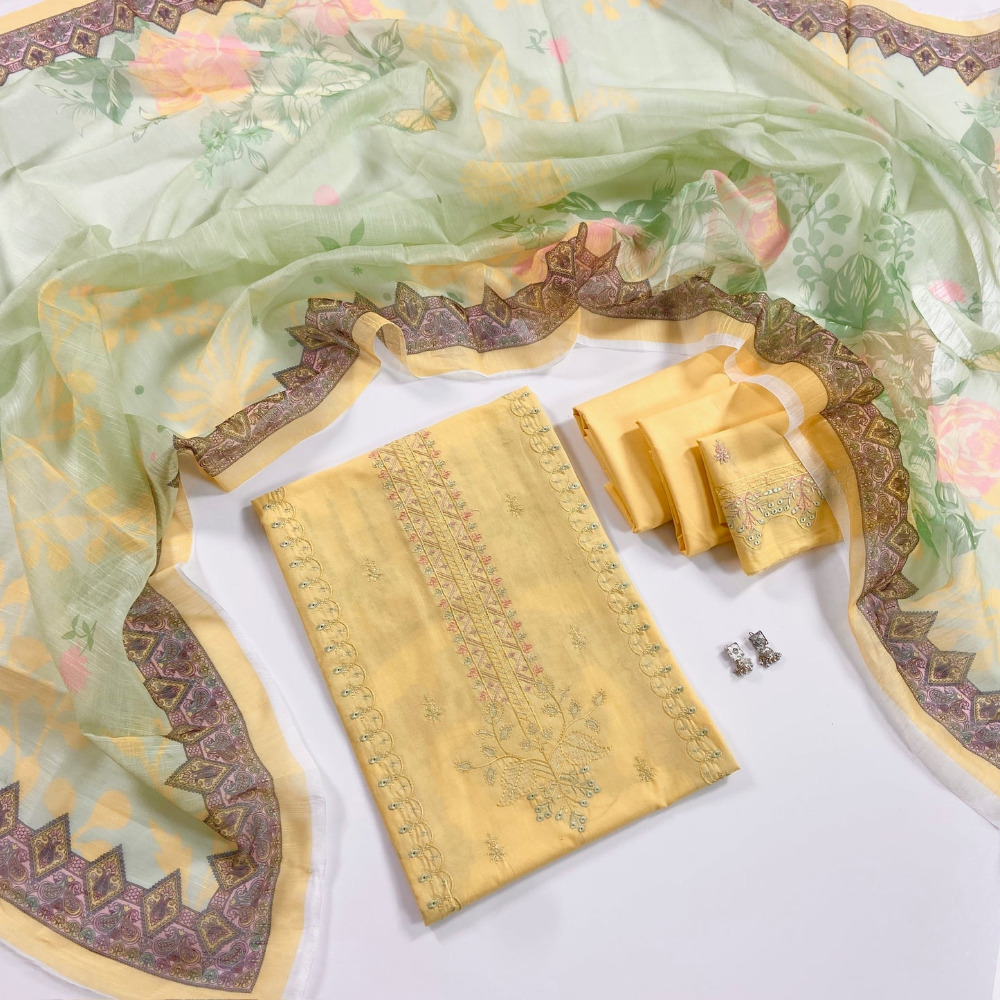 Lakhany Fully Embroidered Lawn 3PC