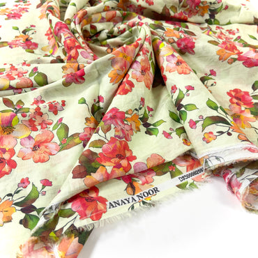 Anaya Noor Digital Printed Air Jet Lawn-Shirt