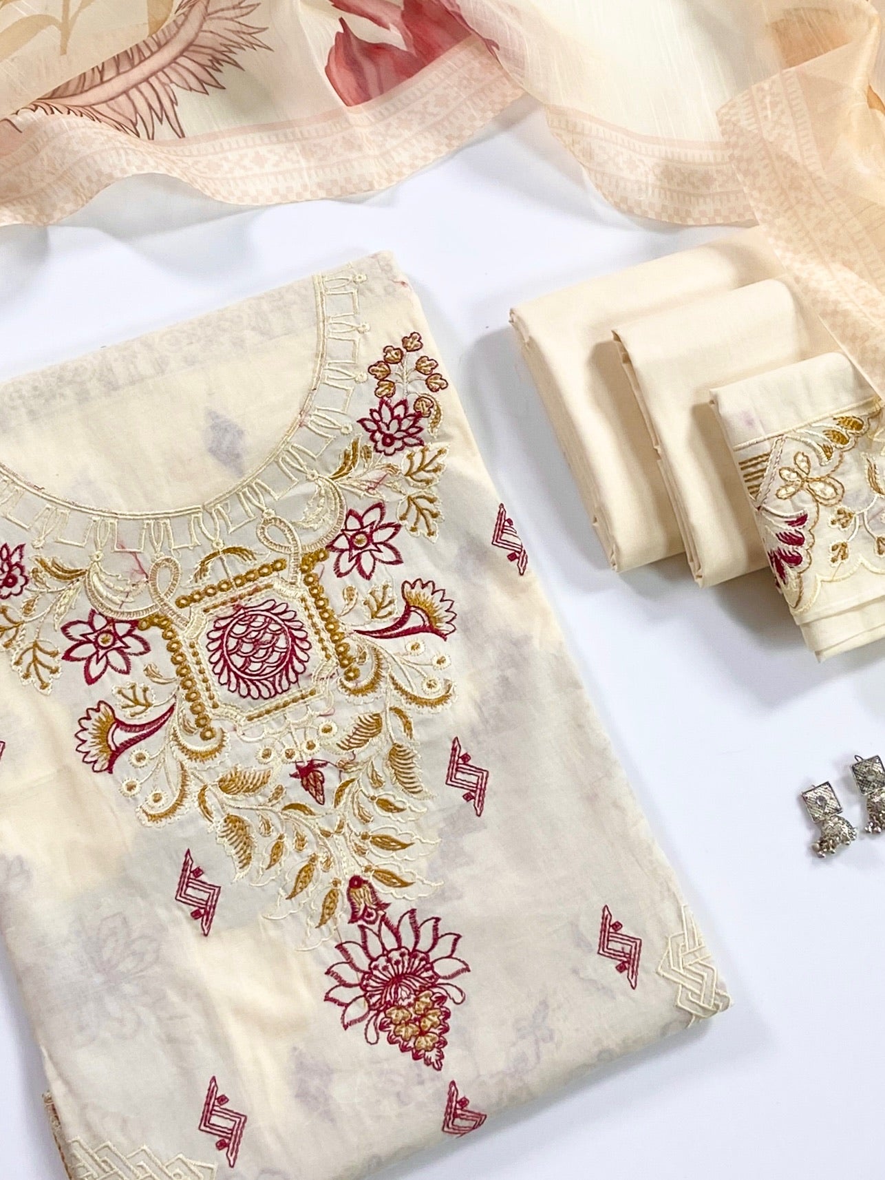 Lakhany Fully Embroidered Lawn 3PC