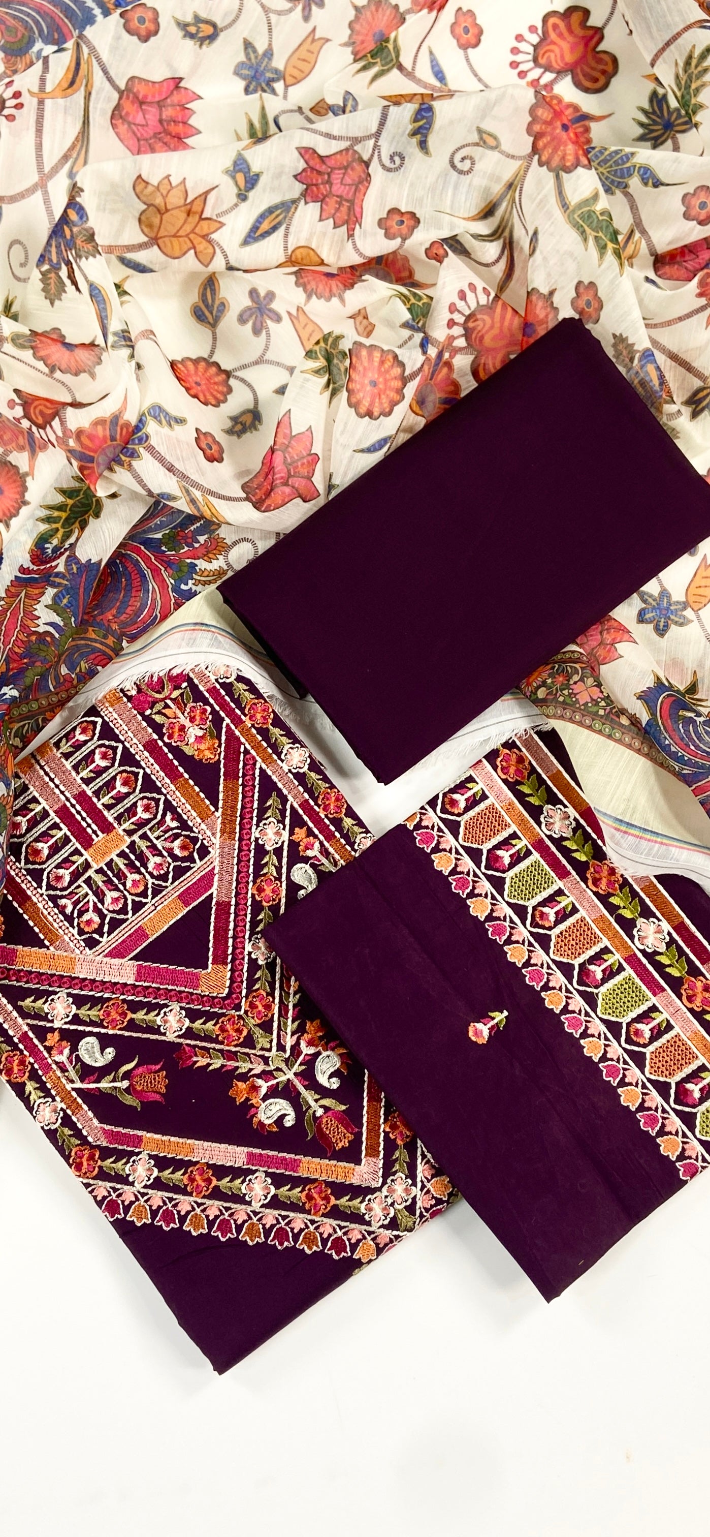 Fiaz Faisal Embroidered Lawn 3PC