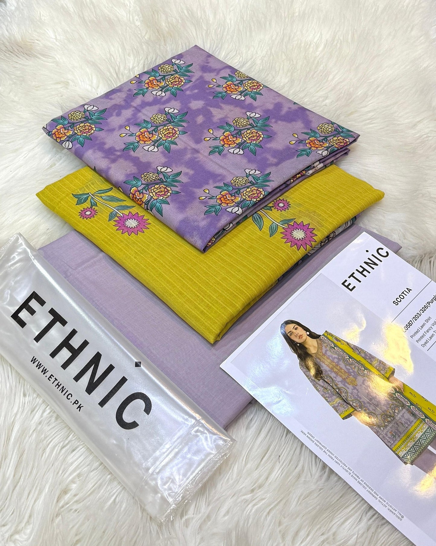 Ethnic Digital Printed Lawn 3PC