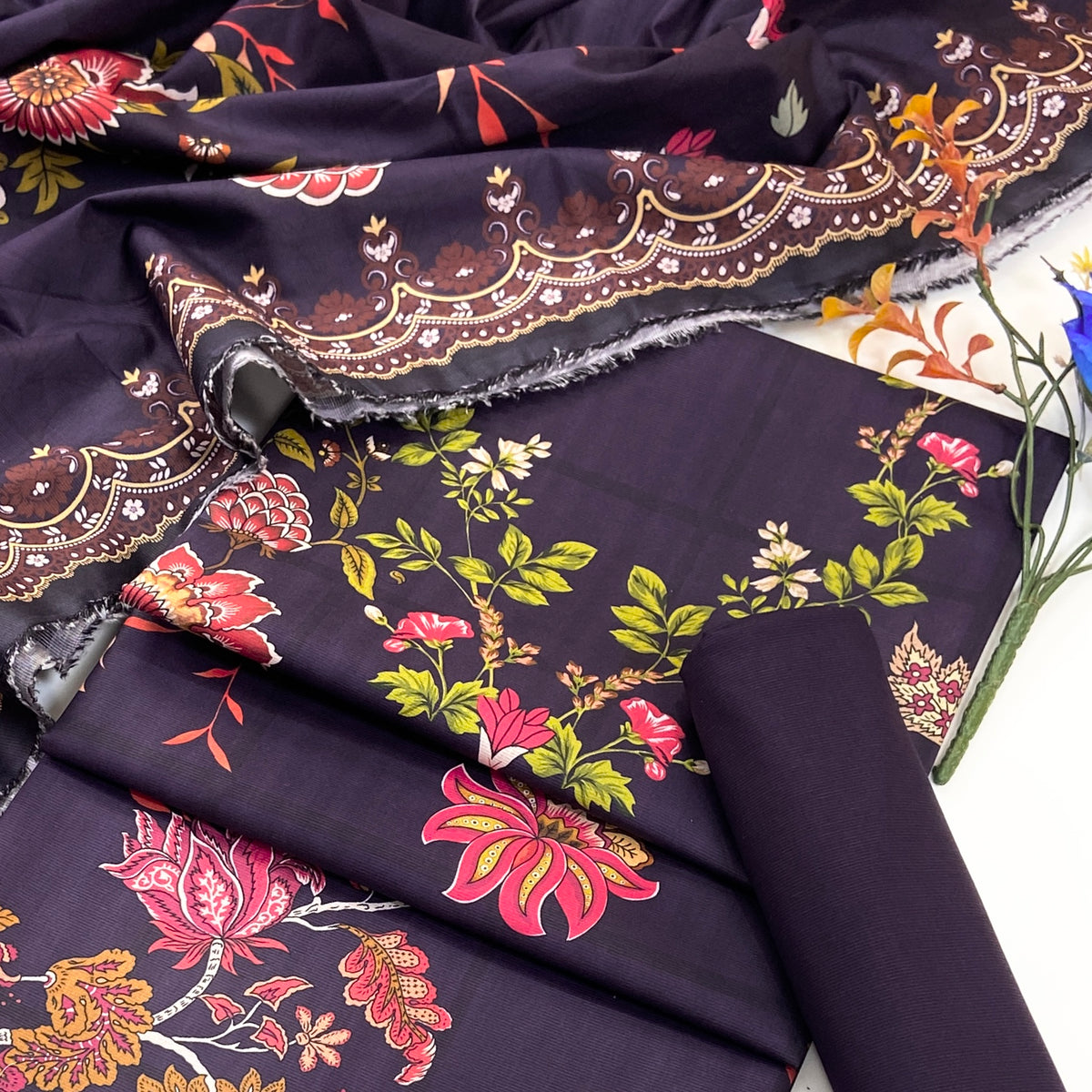 Anaya Digital Printed Cotry Khaddar 3PC