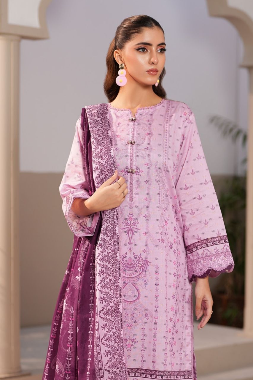 Jacquard By Regalia Digital Printed Lawn 3PC