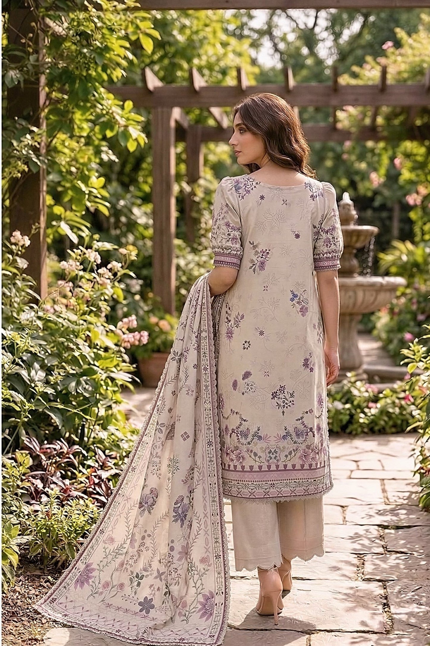 Zync By Florent Digital Printed Lawn 3PC