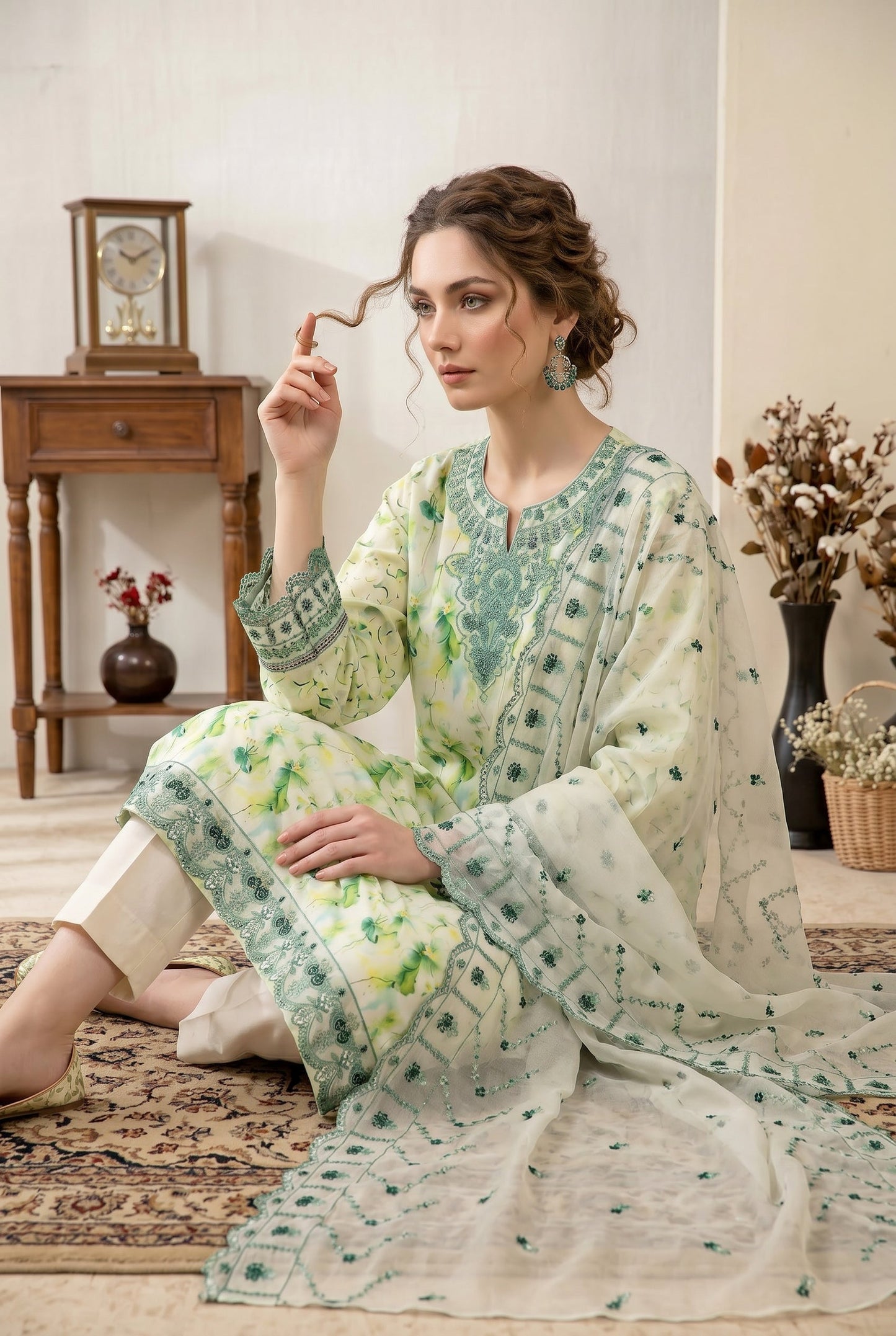Marvel By Anaya Noor Digital Printed Lawn 3PC