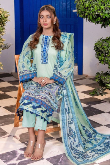 Rangoli By Janan Premium Printed Lawn 3PC