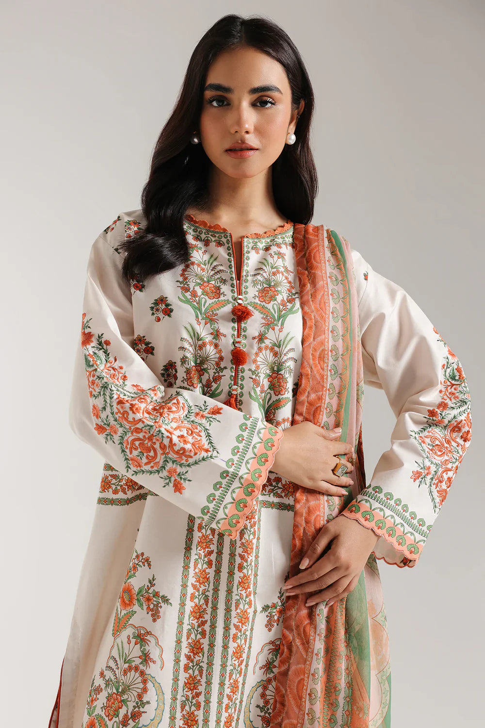 Ethnic Digital Printed Lawn 3PC