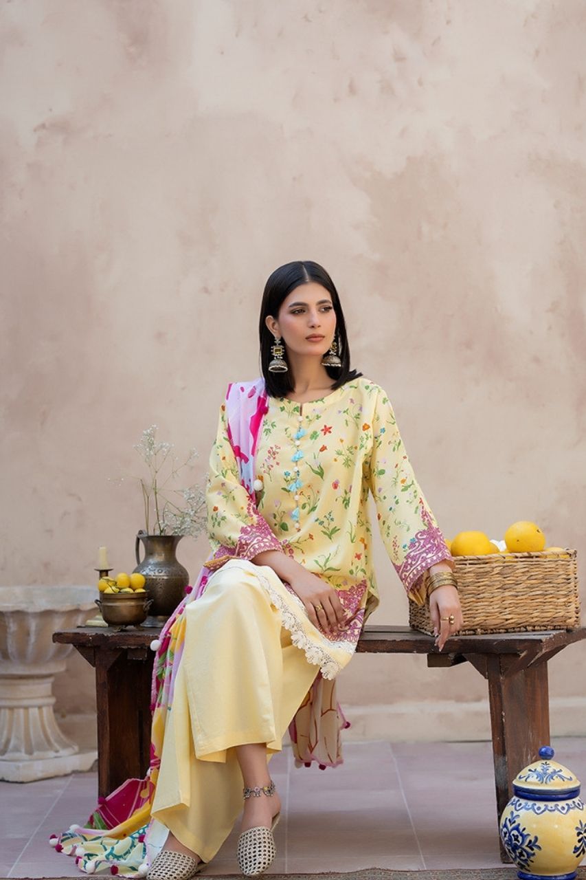 Mahr Mah By Paltar Luxury Printed Lawn 3PC