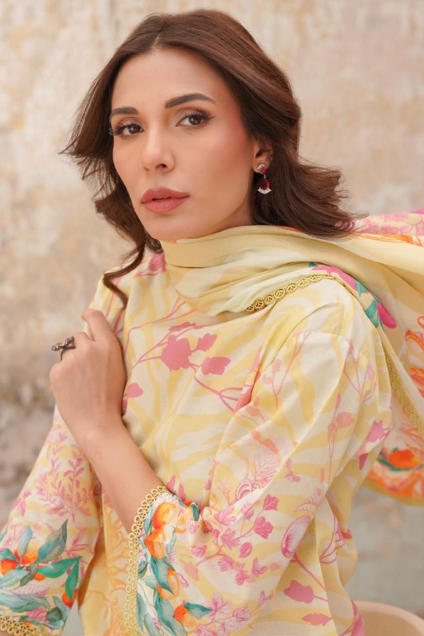 Saya Digital Printed Lawn 3PC