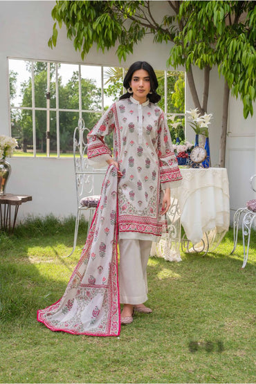 Raabi Premium Printed Lawn 3PC