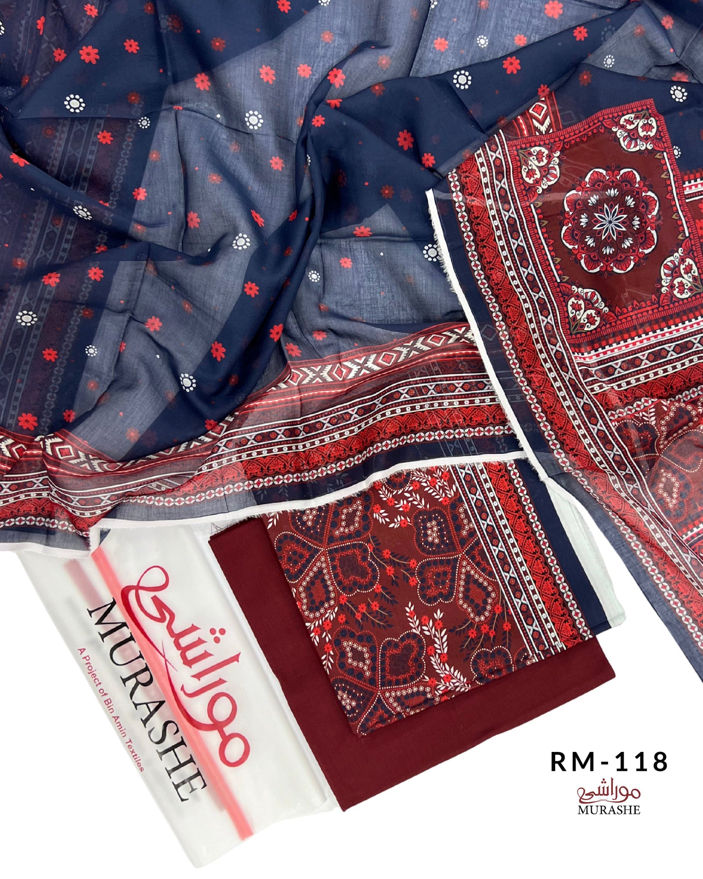 Rijja By Murashe Digital Printed Lawn 3PC