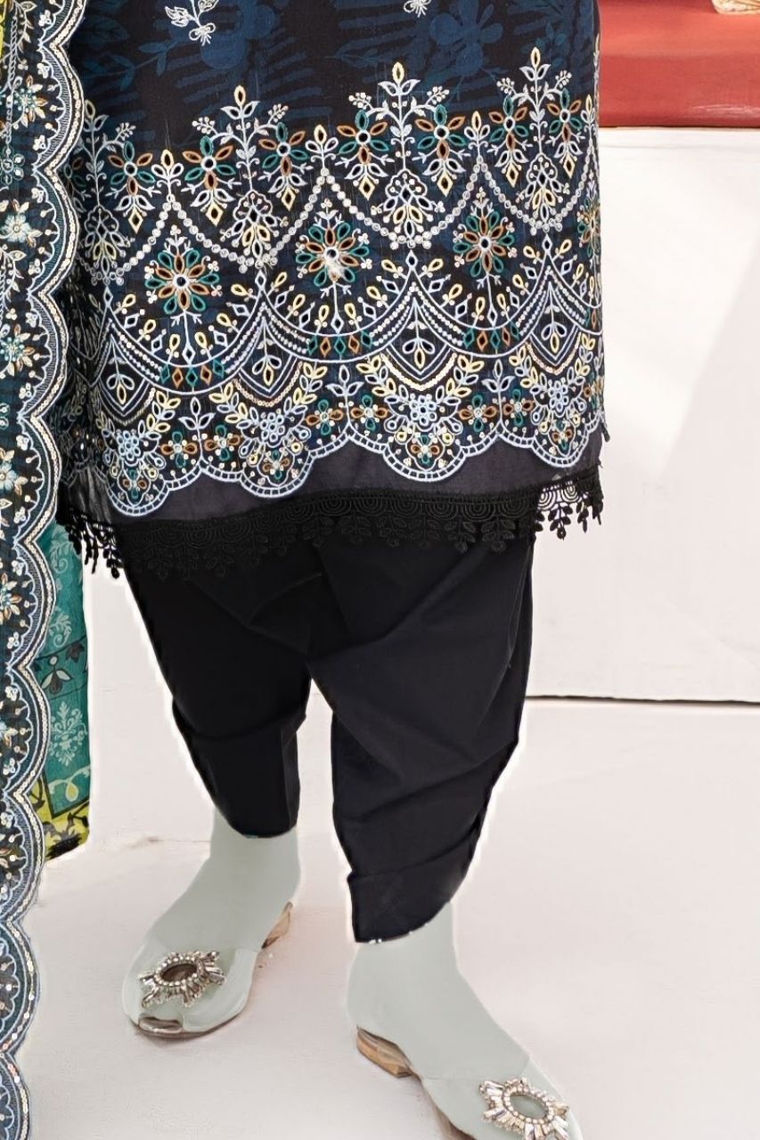 Seher By Almeerah Luxury Printed Embroidered Lawn 3PC