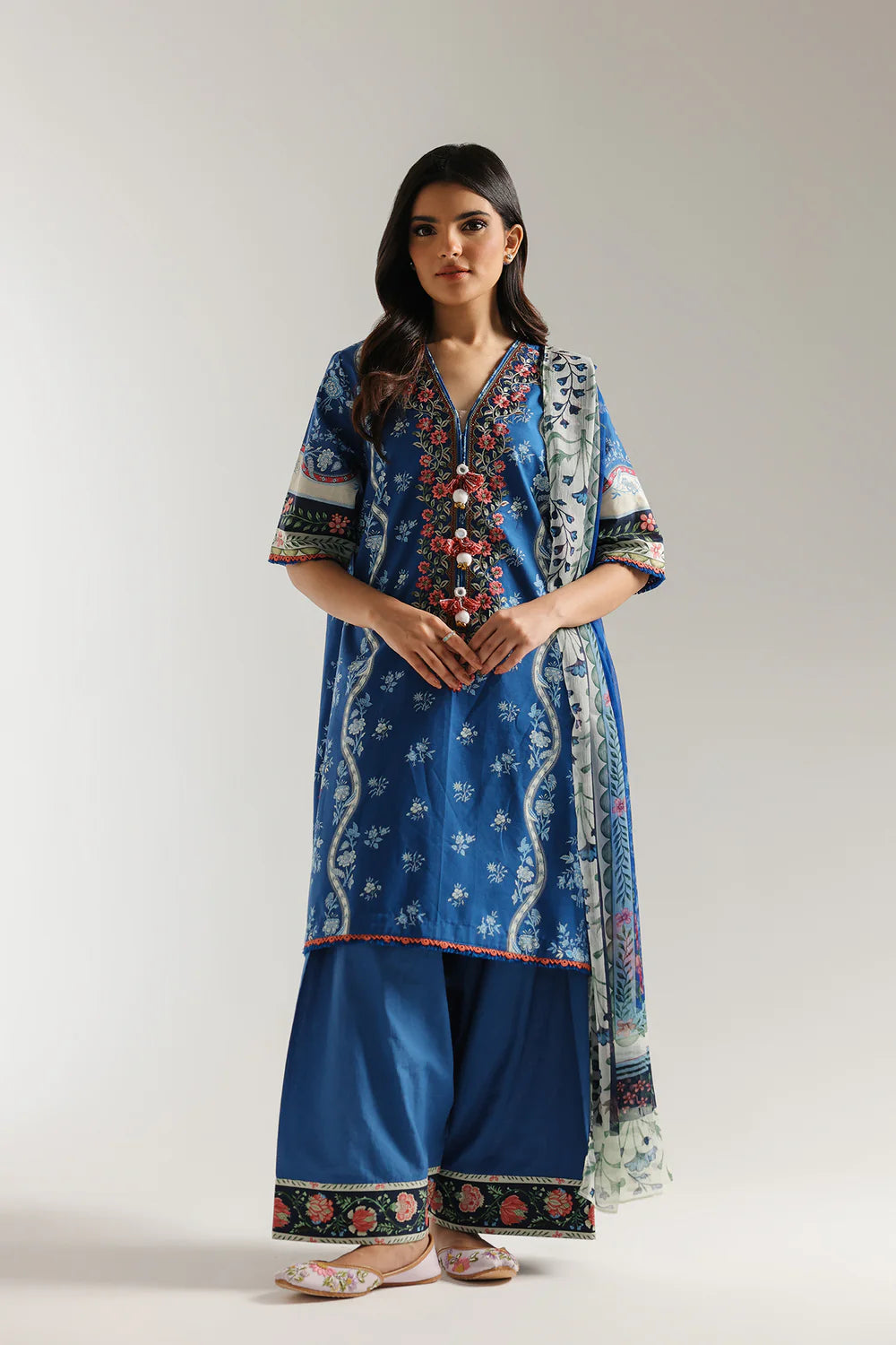 Ethnic Digital Printed Lawn 3PC