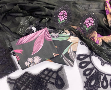 Baroque Luxury Embroidered Lawn 3-PC