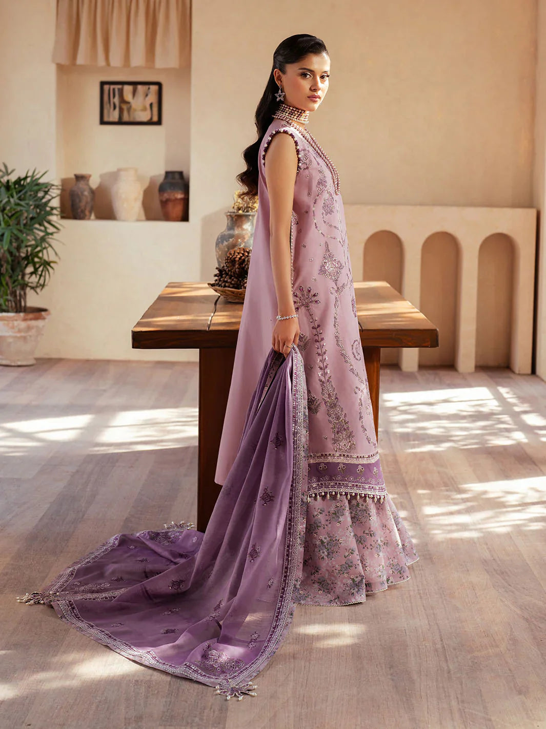 Mehroz | Bin ilyas Luxury Lawn | 3PC