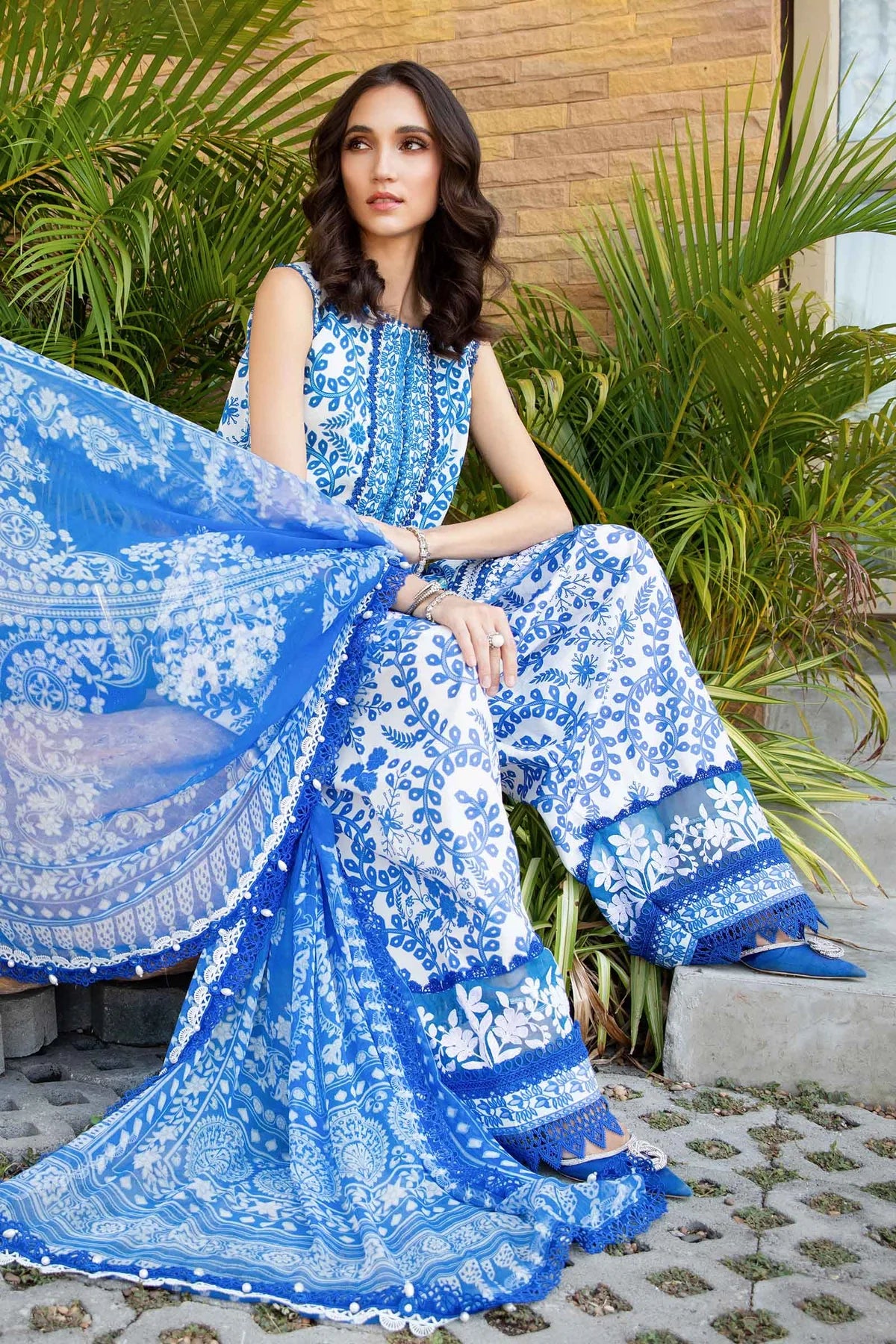 M.Prints Digital Printed Lawn 3PC