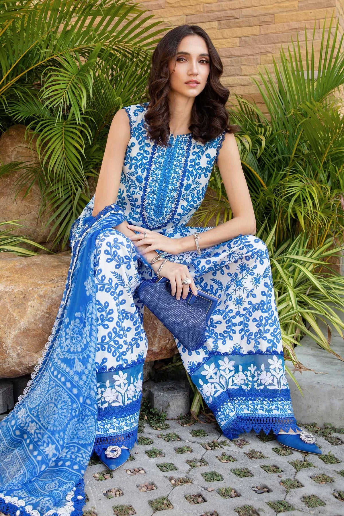 M.Prints Digital Printed Lawn 3PC