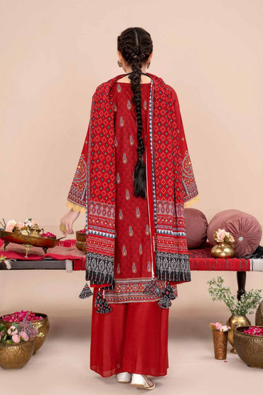 Ajrak By Premium Digital Printed Lawn 3PC