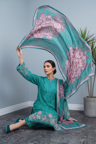 Shiffli Kari By Anaya Noor Emb Lawn 3PC