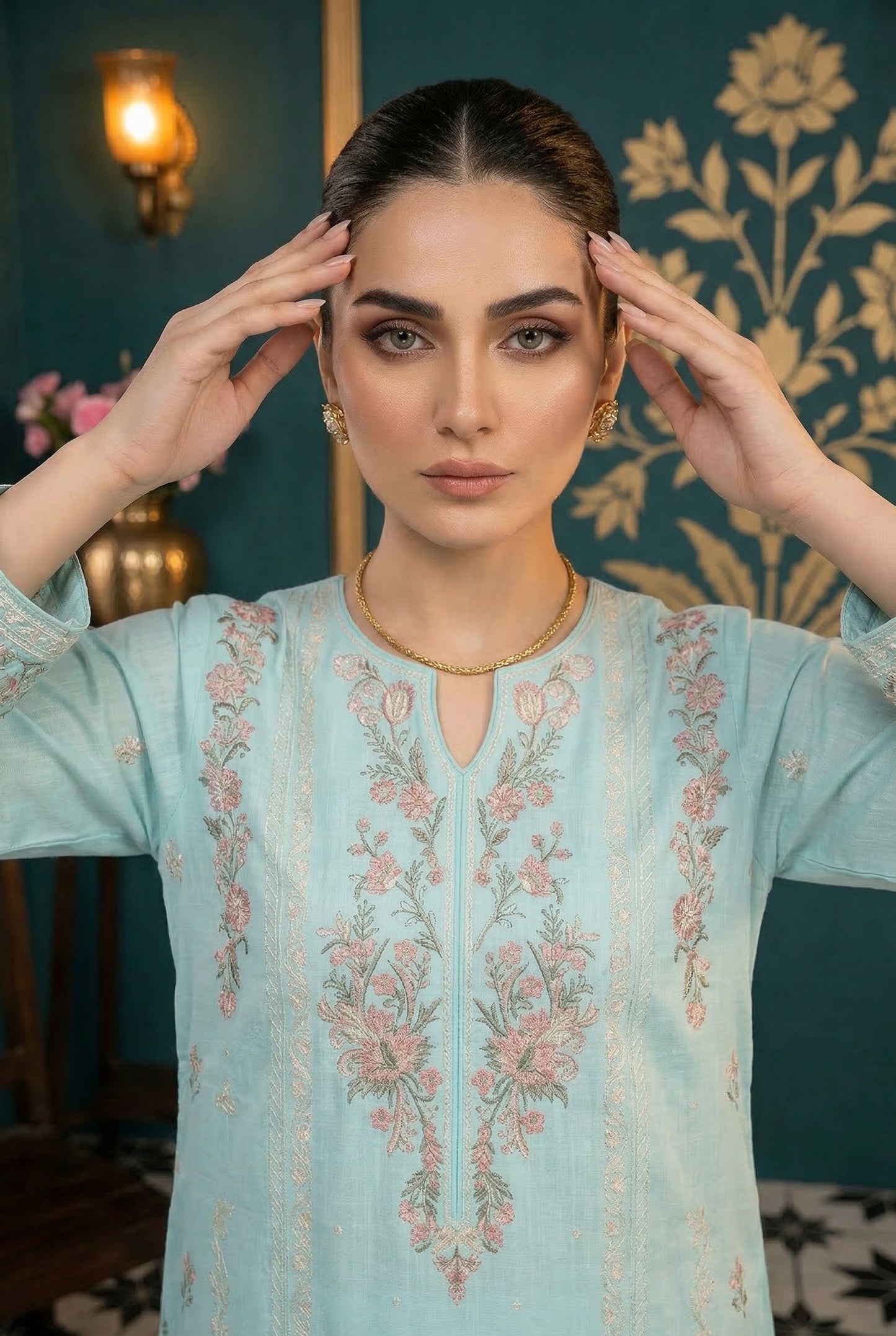 Shangrila By Anaya Noor Emb Baroshia Lawn 3PC