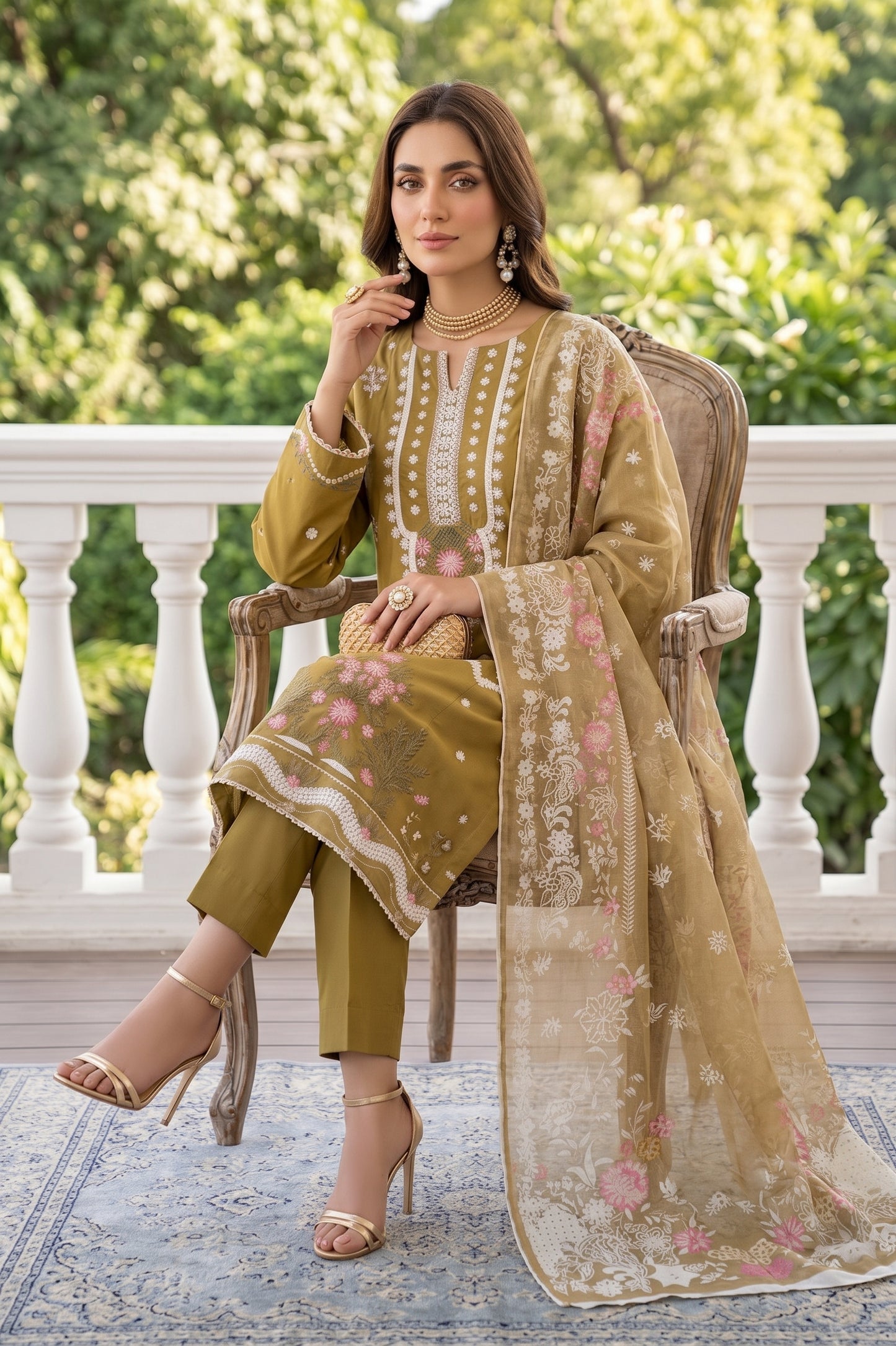 Naqsh-E-Jahan By Anaya Noor Fully Embroidered 3PC