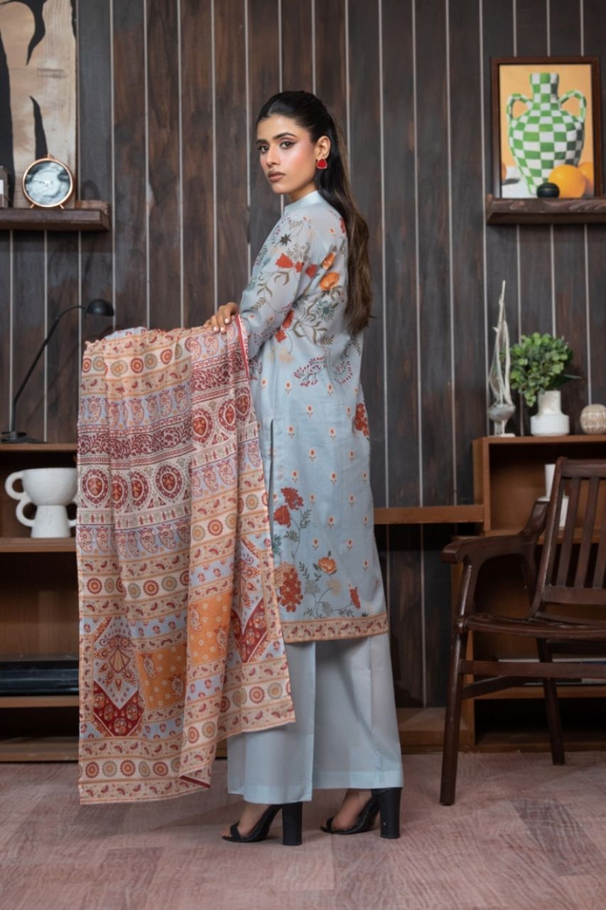 Nigaah By Safa Noor Digital Printed Lawn 3PC