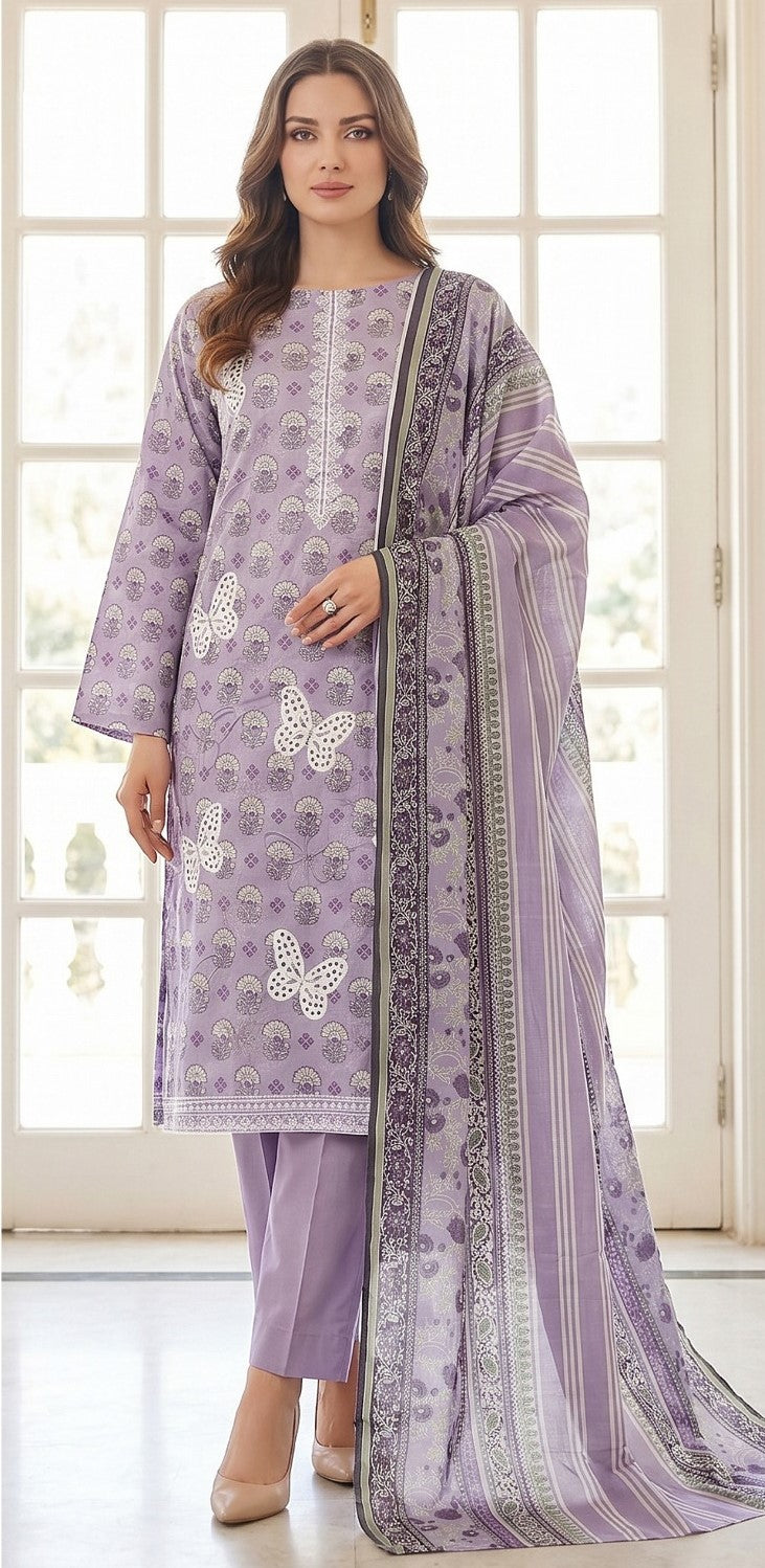 Maliha By Anaya Noor Emb Lawn 3PC