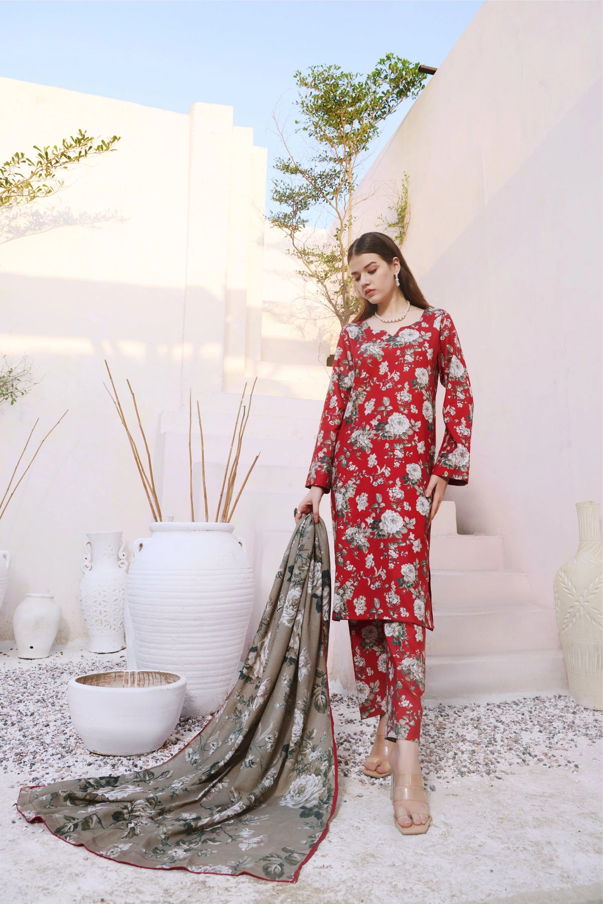 Baroque Digital Printed Lawn 3PC
