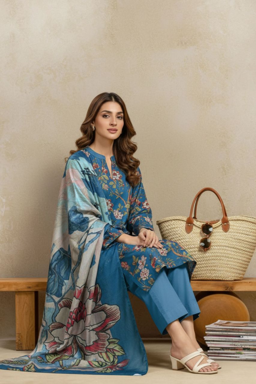 Madham By Lala Digital Printed Lawn 3PC