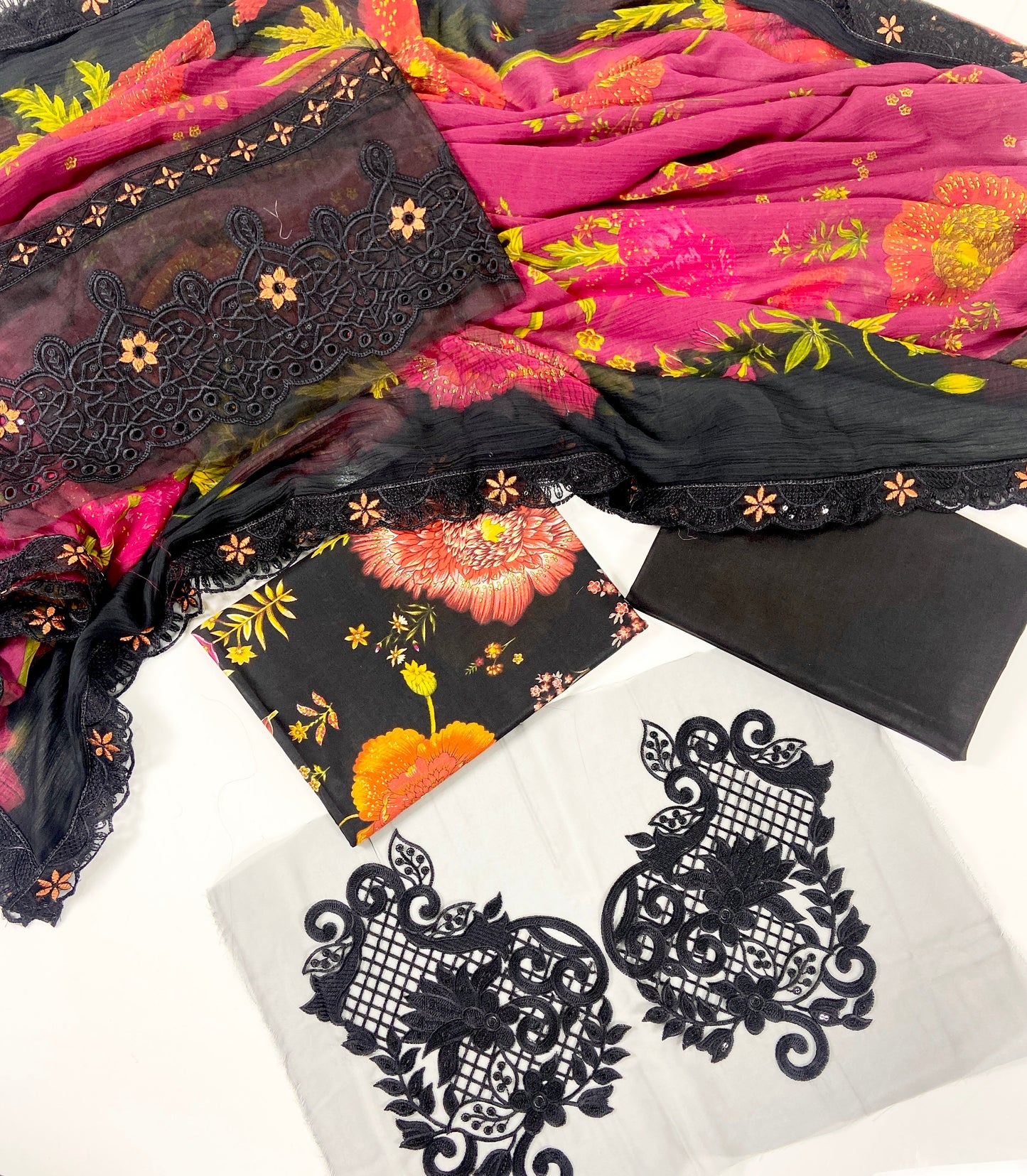 Maria B Emb Luxury Lawn 3PC