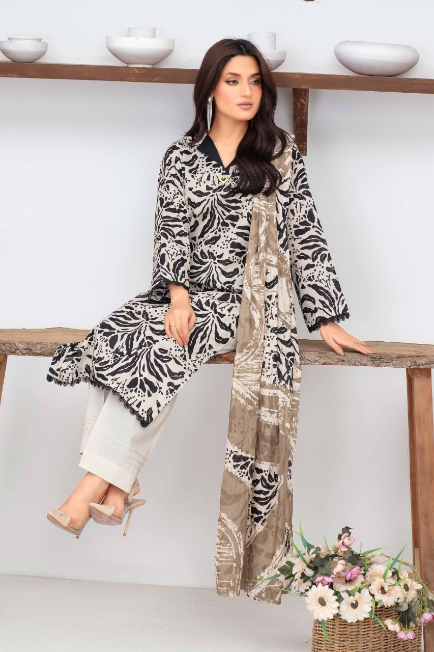 Fabiha By Feroza Digital Printed Lawn 3PC