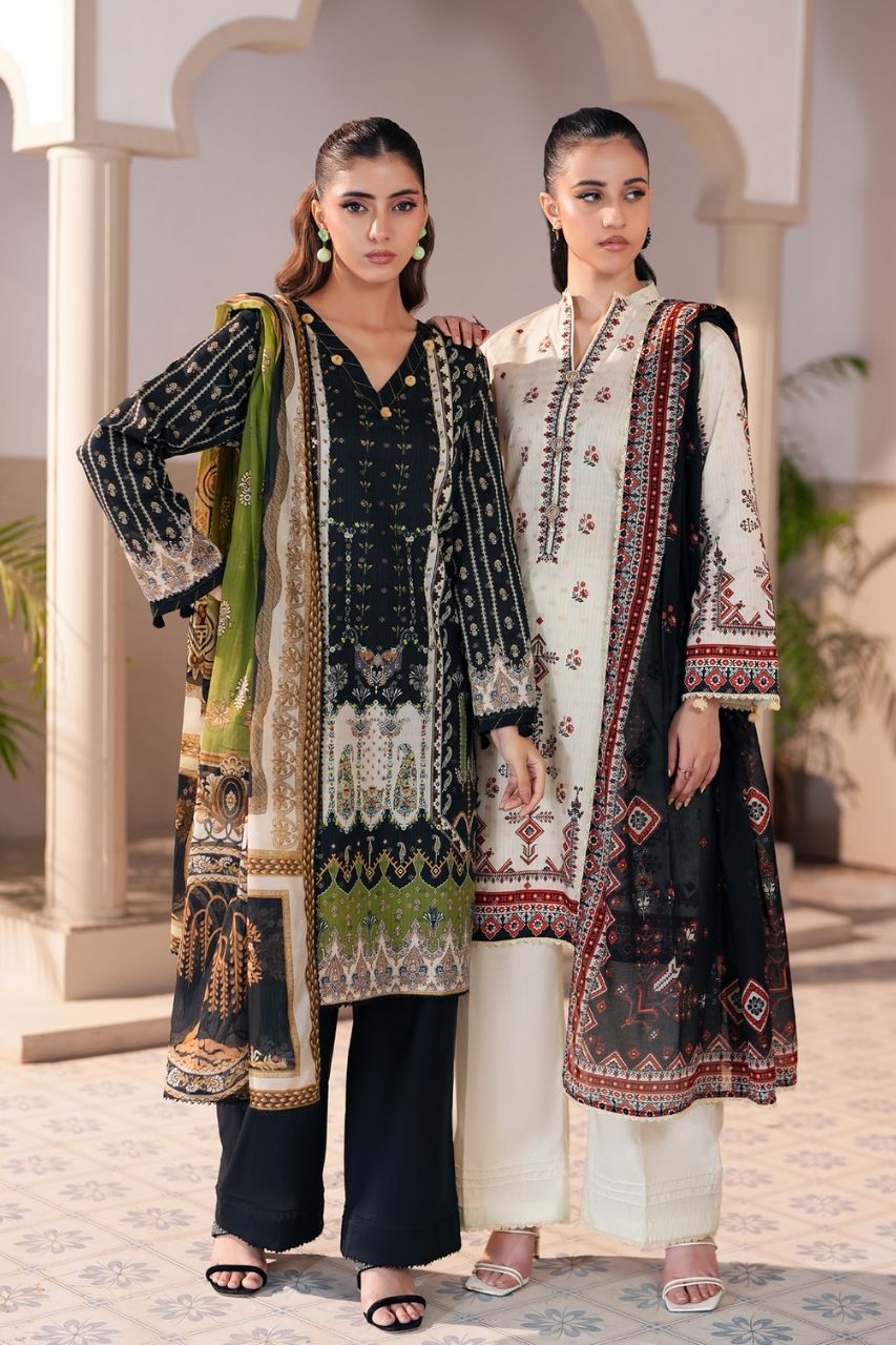 Jacquard By Regalia Digital Printed Lawn 3PC