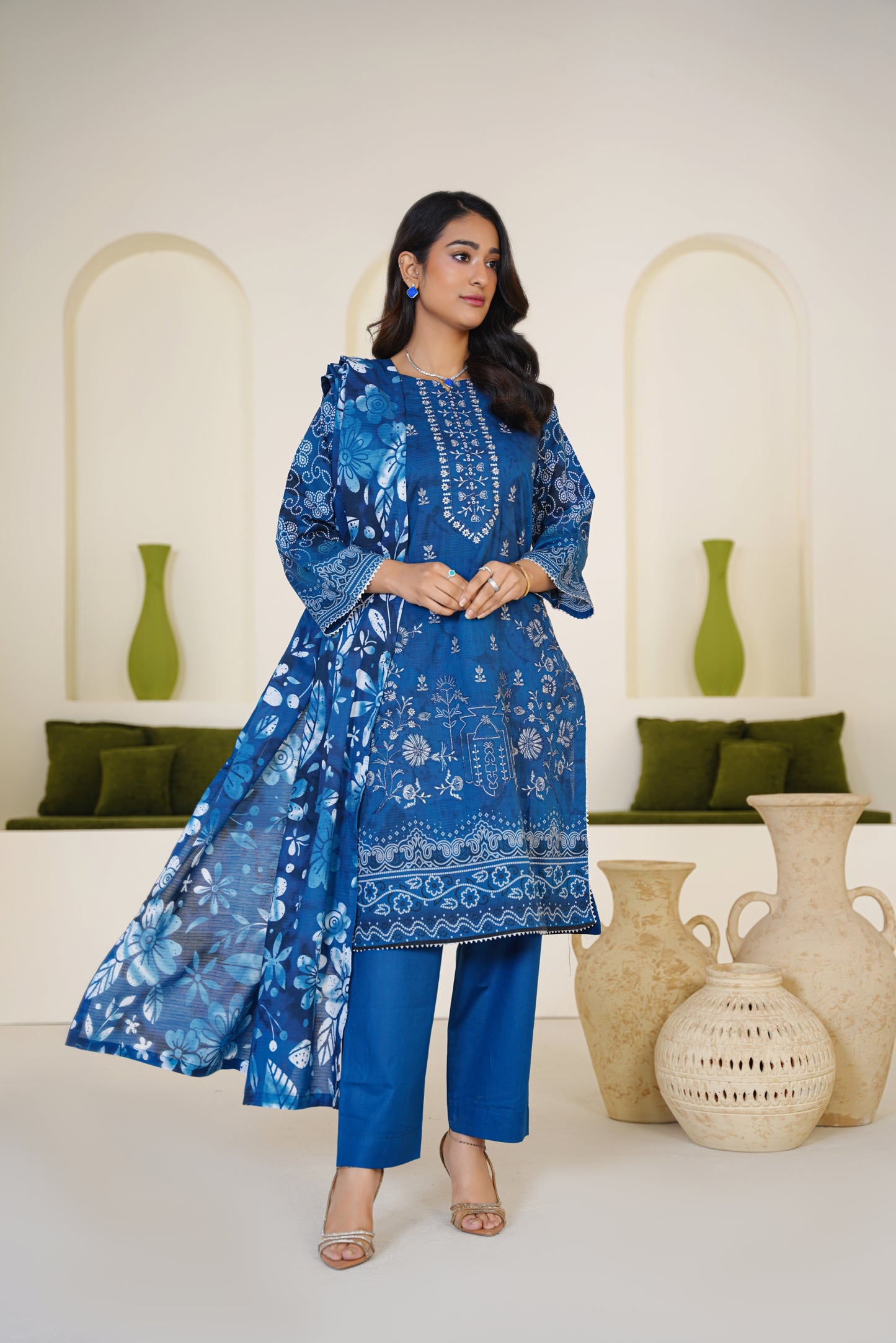 Rang Reza By Anaya Noor Embroidered Bana Dora 3PC
