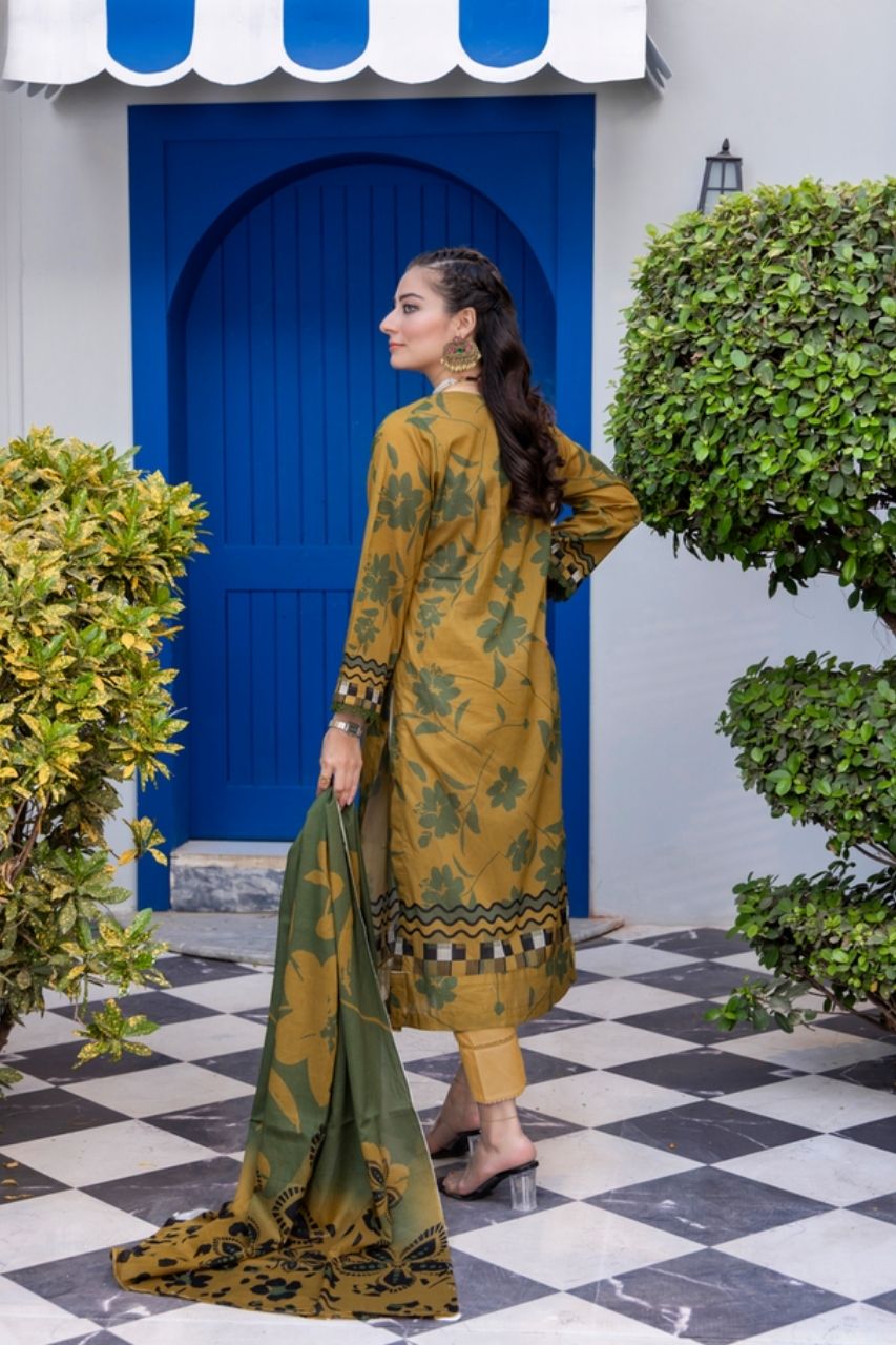 Rangoli By Janan Premium Printed Lawn 3PC