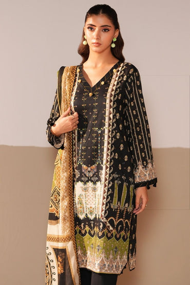 Jacquard By Regalia Digital Printed Lawn 3PC