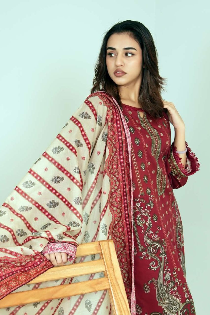 Basant Digital Printed Lawn 3PC