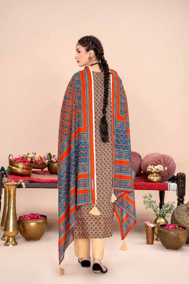 Ajrak By Premium Digital Printed Lawn 3PC