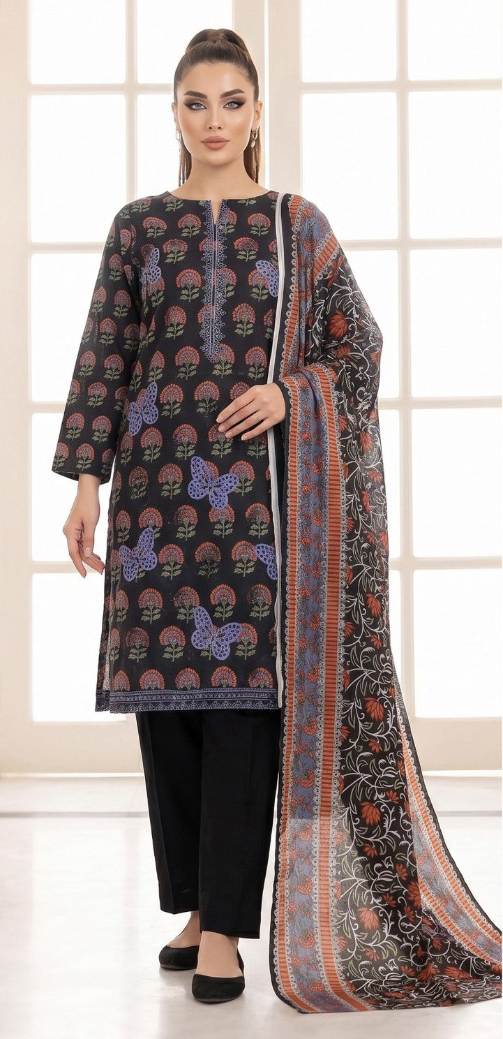 Maliha By Anaya Noor Emb Lawn 3PC