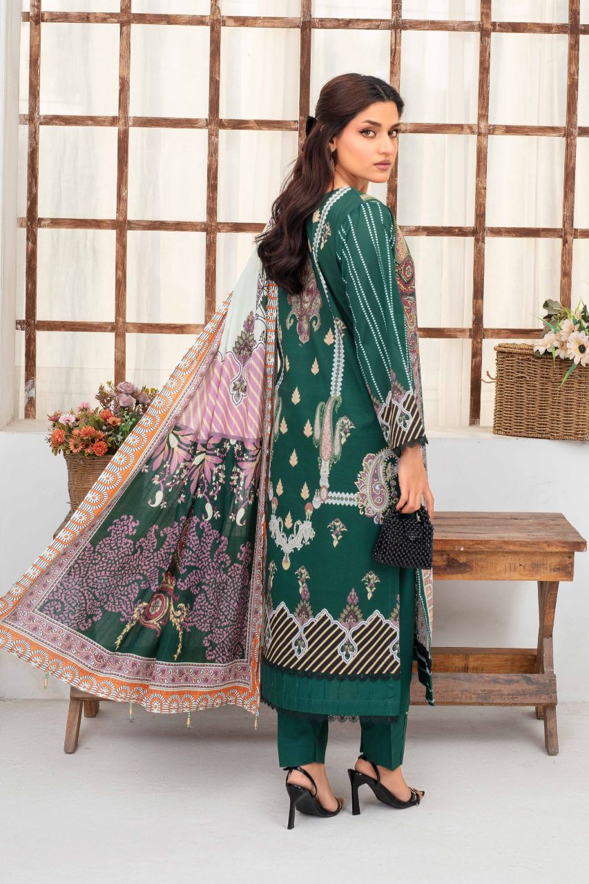 Fabiha By Feroza Digital Printed Lawn 3PC