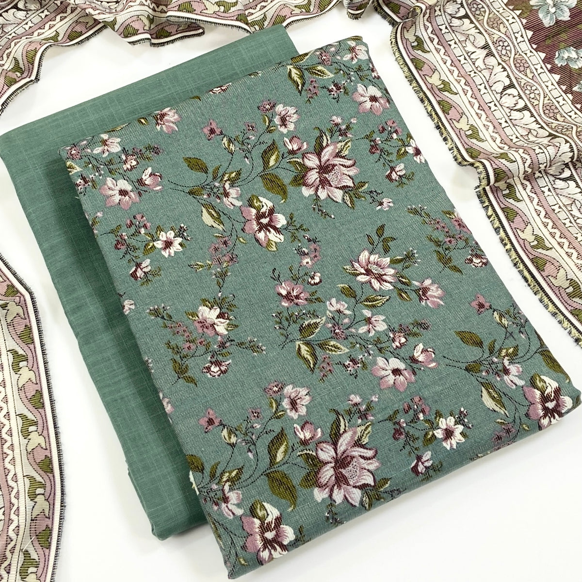 Anaya Noor Printed Chamki Khaddar 3PC
