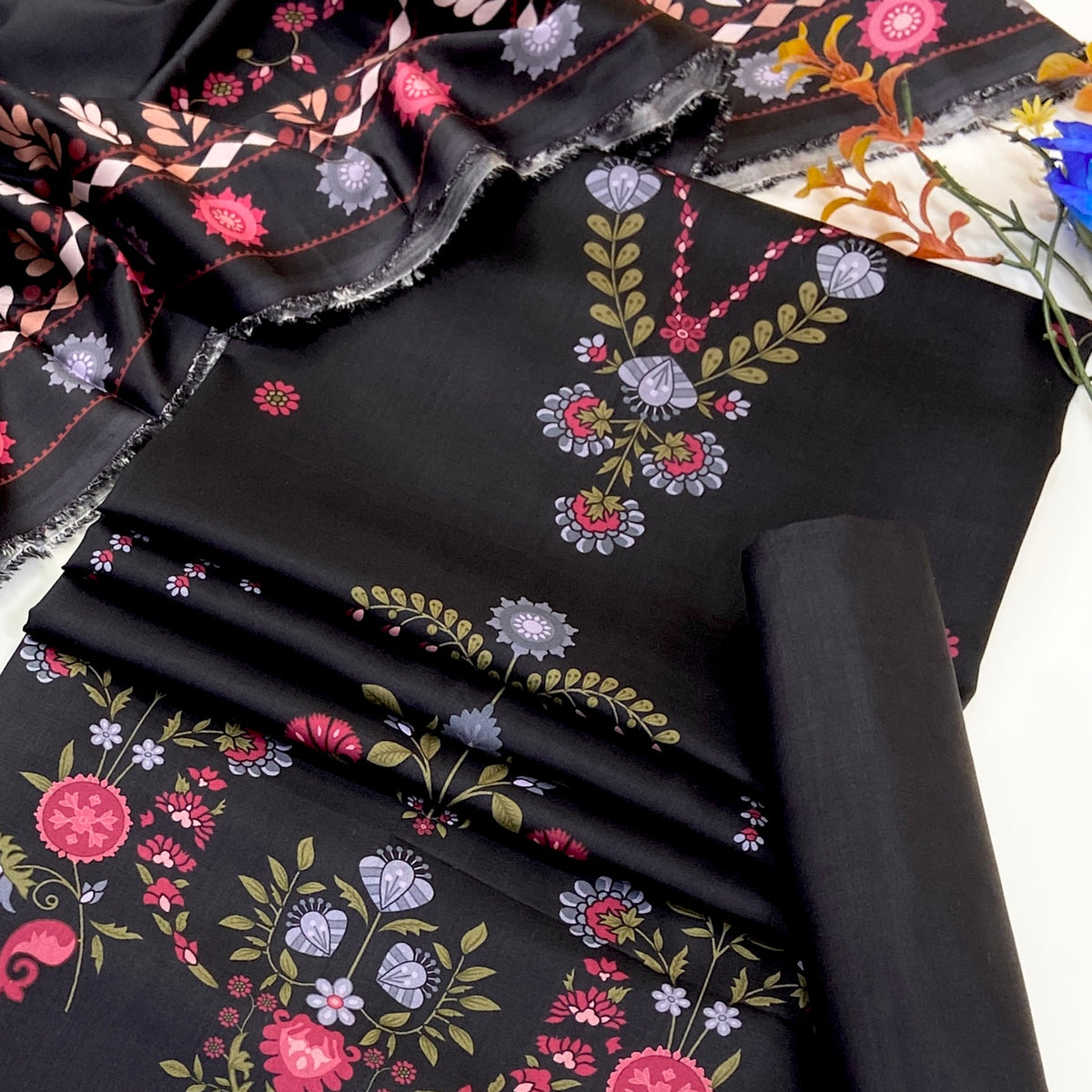 Nirvana By Shanaya Digital Printed Linen 3PC
