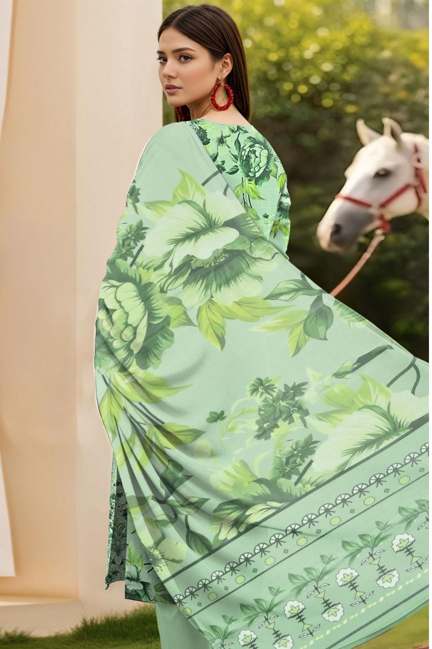 Muskan By Tawakkal Digital Embroidered Lawn 3PC