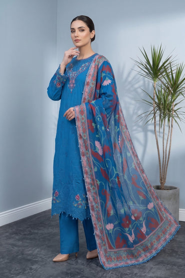 Shiffli Kari By Anaya Noor Emb Lawn 3PC