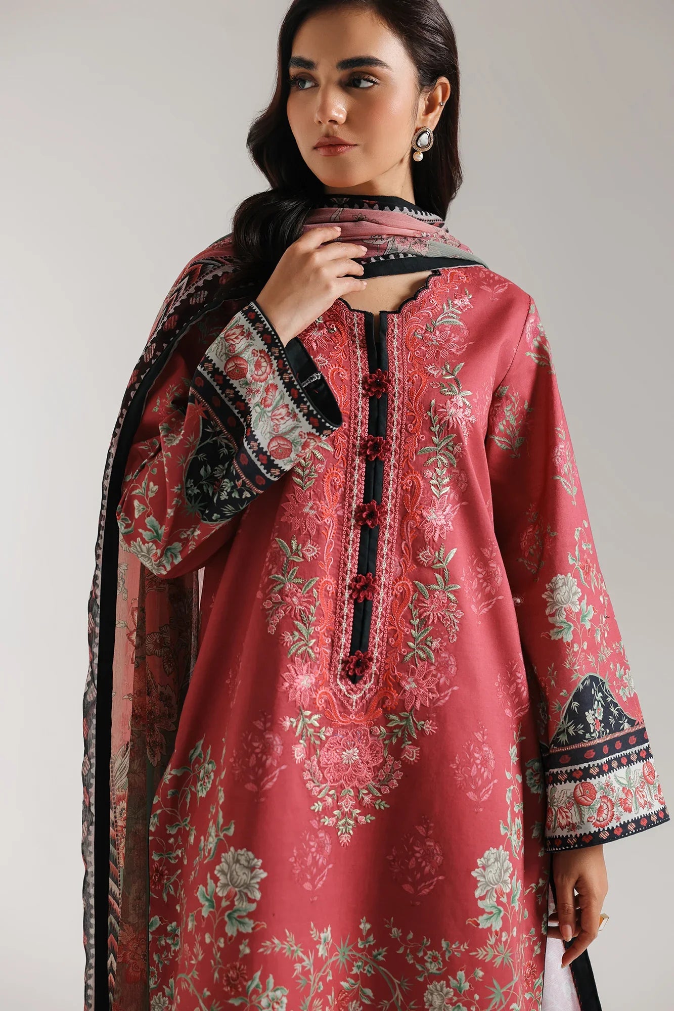 Ethnic Digital Printed Lawn 3PC