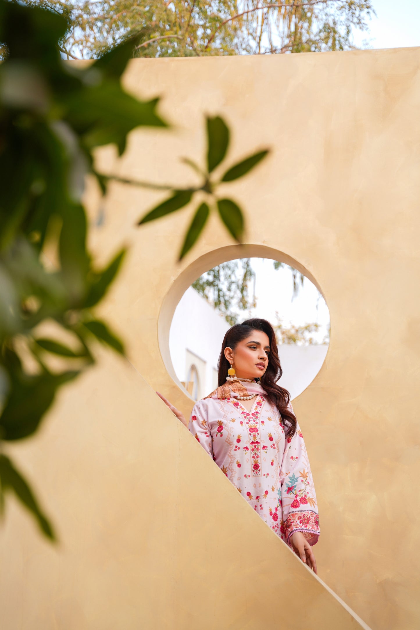 Floral By Anaya Noor Digital Printed Lawn 3PC