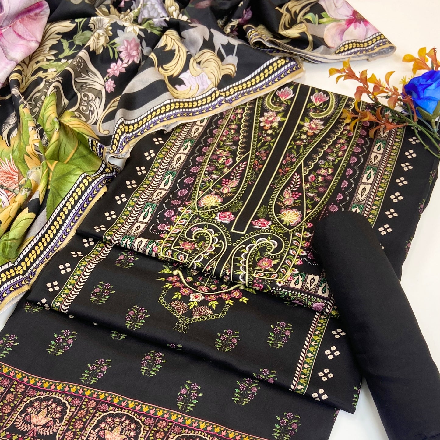 Malhaar Digital Printed Linen 3PC