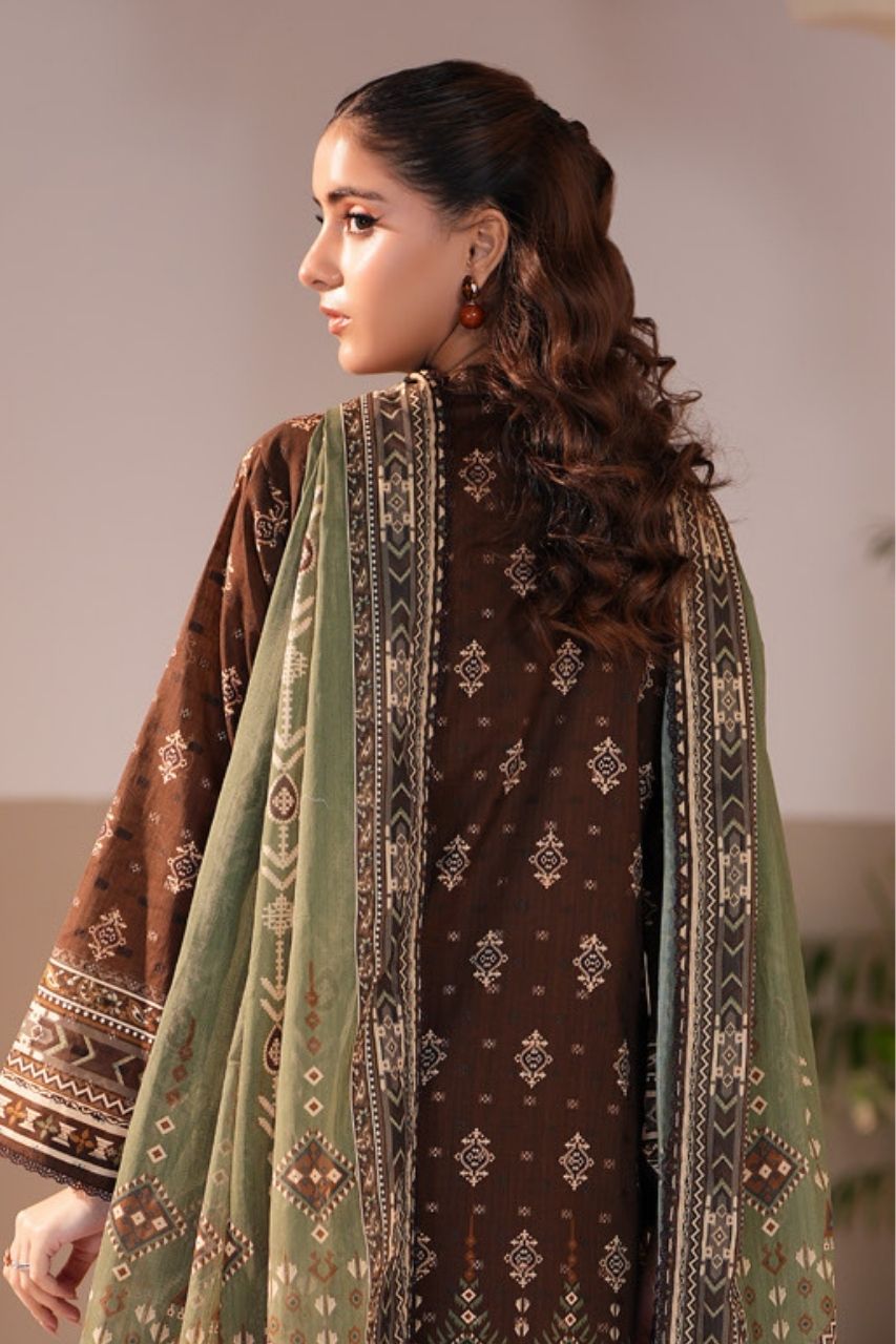 Jacquard By Regalia Digital Printed Lawn 3PC