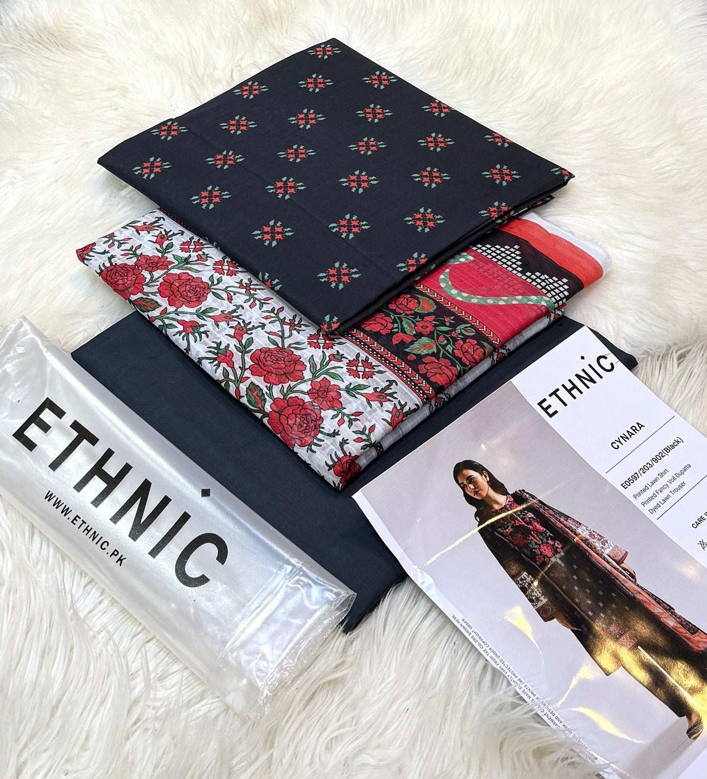 Ethnic Digital Printed Lawn 3PC