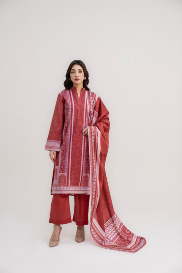 Sarah By Shanaya Premium Printed Lawn 3PC