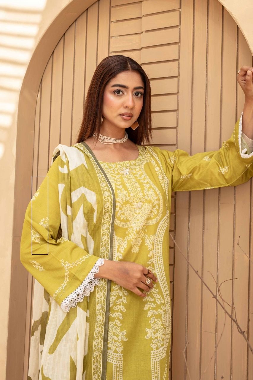 Fabiha By Feroza Digital Printed Lawn 3PC